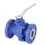 API608 2″ 100LB WCB Manual PTFE/PFA/FEP Lined Stainless Steel Floating Ball Valve