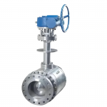 API DN300 Class 300 F316 Metal Seal Manual Three-Piece Cryogenics Temperature Trunnion Mounted Ball Valve