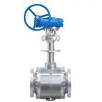 API DN300 Class 300 F316 Metal Seal Manual Three-Piece Cryogenics Temperature Trunnion Mounted Ball Valve