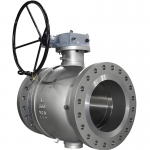 API6d 16inch Class 300 Cast Steel Wcb/Wcc/Lcc Gear Flanged Trunnion Ball Valve
