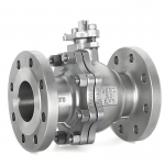 API 607 ASME Carbon Steel Ball Valve Stainless 304/316 Flange Metal Seated Floating Ball ValveVHigh Temperature for Water