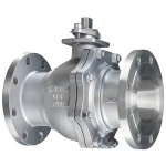 API 607 ASME Carbon Steel Ball Valve Stainless 304/316 Flange Metal Seated Floating Ball ValveVHigh Temperature for Water