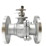 API 607 ASME Carbon Steel Ball Valve Stainless 304/316 Flange Metal Seated Floating Ball ValveVHigh Temperature for Water