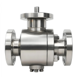 API6D 2PC DN100 600LB Forging Stainless Steel F316L Flange Steel Peek Trunnion Ball Valve