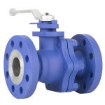DIN DN50 300LB Manual Cast Iron WCB PTFE Soft Seal Flange Floating Ball Valve