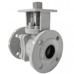 2PC Pn16 DN50 Full Bore Flanged WCB Cast Steel Floating Ball Valve with Manual/Pneumatic/Electric Operation
