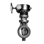 API 6D ASTM Carbon Steel Triple Eccentric Hard Seal Flange High-Temperature Butterfly Valve for Water