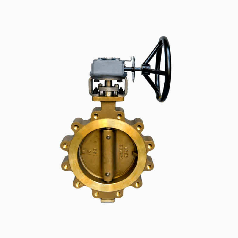 Aluminum Bronze 28” 150LB Lug End Triple Offset Butterfly Valve