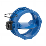 Ductile Iron DN100-1200mm Gearbox / Pneumatic / Electric Acuator Double Offset Butterfly Valve for Water