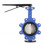API609 Ductile Iron High Pressure Operated Full Lug Style Wafer Butterfly Valve