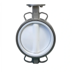 Stainless Steel Corrosion-Resistant Pneumatic Wafer Type Fluorine Lined Butterfly Valve