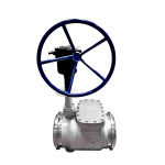 Manual turbine metal hard seal welding low temperature cryogenic butterfly valve