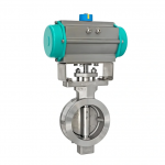 Double Acting Double Eccentric Pneumatic butterfly Valve for Steam Pipe and Steam Pipe in Valve