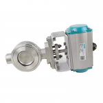 Double Acting Double Eccentric Pneumatic butterfly Valve for Steam Pipe and Steam Pipe in Valve