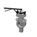High Performance Butterfly Valve Wafer Double Eccentric Metal Seated WCB