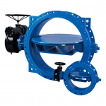 Big Size Ductile Iron Pn10 DN400~DN2400 Pneumatic Electric Actuator Double Offset Eccentric Flange Butterfly Valve