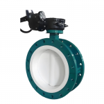 API 6D Electric Soft-Seated PTFE/Fluorine Lined Butterfly Valve for Oil & Gas and Chemical Corrosion Resistance