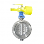 DN100 300LB High-Temp Metal-Seated Butterfly Valve