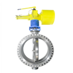 DN100 300LB High-Temp Metal-Seated Butterfly Valve