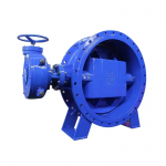 Double Flange Double Eccentric Butterfly Valve Manual Large Size 2-Way Soft Seal Butterfly Valve