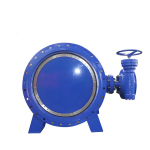 Double Flange Double Eccentric Butterfly Valve Manual Large Size 2-Way Soft Seal Butterfly Valve