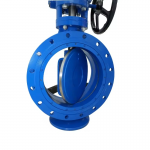DN500 Pneumatic Motorized Double Eccentric butterfly Valve Pn16 High-Performance Double-Offset Butterfly Valve