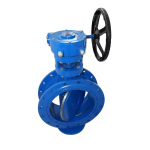 DN500 Pneumatic Motorized Double Eccentric butterfly Valve Pn16 High-Performance Double-Offset Butterfly Valve