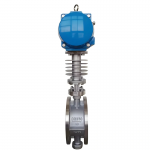 DN250 PN16 Pneumatic High-Temp Hard Sealed Triple Eccentric Butterfly Valve