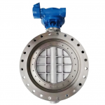 DN250 PN16 Pneumatic High-Temp Hard Sealed Triple Eccentric Butterfly Valve