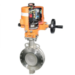 DN150 CF8M Wafer Double Eccentric High-Temp Metal Hard Sealed Butterfly Valve