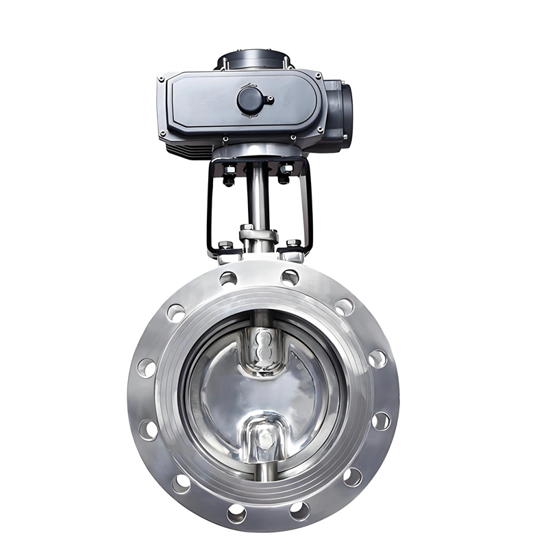 PN16 DN250 CF8 Metal Seal Hard-Seal Triple Eccentric Flange Butterfly Valve