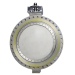 DN1200 150LB Raised Face Flanged CF8M Triple Offset Hard Seal Butterfly Valve