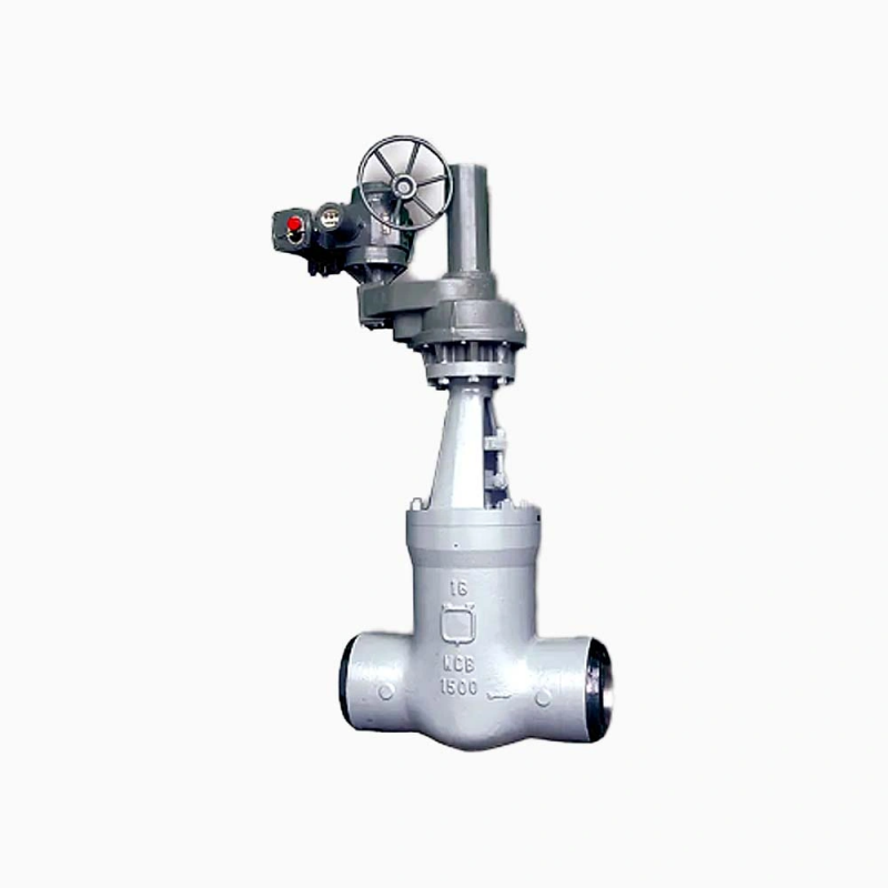 High Pressure Seal Bonnet Class 1500 WCB BW Steam Gear Gate Valve with Bypass