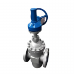 Flange Loose Gear Cryogenic Gate Valve Bevel Gear Operated Flat Gate Valve Cast Steel Gate Valves