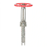 DN100~DN300 PN16 Stainless Steel Manual Flange Knife Gate Valve