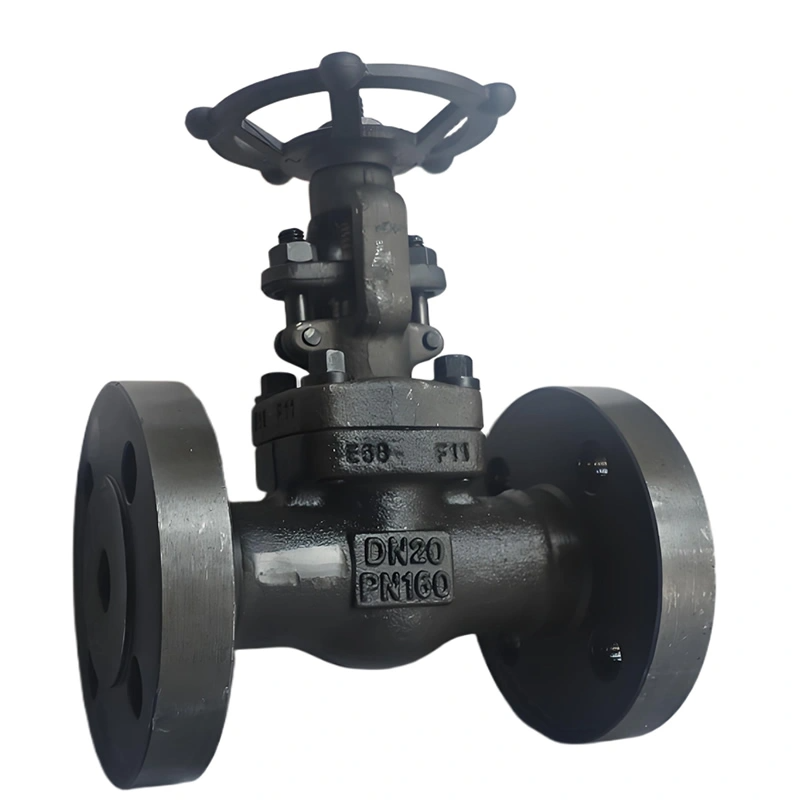 DN20 PN160 F11 Alloy Steel Gate Valve with Raised Face Flange Connection and Handwheel Operation