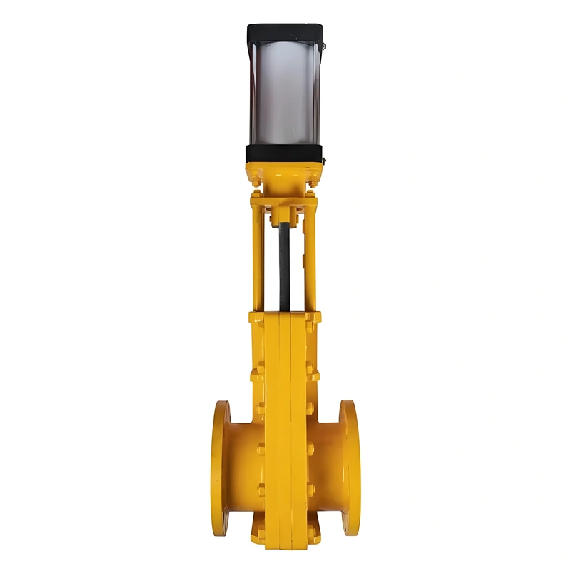 316 Stainless Wear-Resistant Zero-Leakage High-Pressure Knife Slurry Valve for Mining Operations