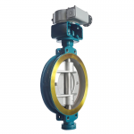 DN400 PN16 WCB Bidirectional Pressure-Bearing Triple Eccentric Metal Multi-Layer Hard Seal Wafer Butterfly Valve