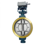 DN400 PN16 WCB Bidirectional Pressure-Bearing Triple Eccentric Metal Multi-Layer Hard Seal Wafer Butterfly Valve