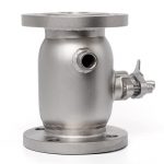PN16 Thermal Insulation Jacketed Ball Valve Steam Stainless Steel Flange Ball Valve