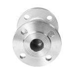DN50 PN16 SS304 Stainless Steel Energy Saving Silenced Flanged Check Valve for Drainage Pipes Well Sealed and Durable