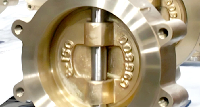 Aluminum Bronze 28” 150LB Lug End Triple Offset Butterfly Valve
