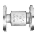 DN50 PN16 SS304 Stainless Steel Energy Saving Silenced Flanged Check Valve for Drainage Pipes Well Sealed and Durable
