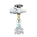 DIN ASME PN16 Casting Electric-Actuated Stop Water Valve RF Flanged Globe Valve