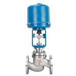 DIN ASME PN16 Casting Electric-Actuated Stop Water Valve RF Flanged Globe Valve