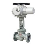 DIN ASME PN16 Casting Electric-Actuated Stop Water Valve RF Flanged Globe Valve