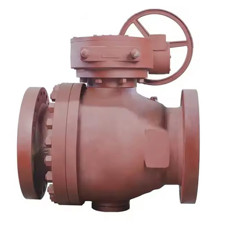 API 6D 600LB DN300 12inch High-Pressure Stainless Steel WCB Trunnion-Mounted Ball Valve