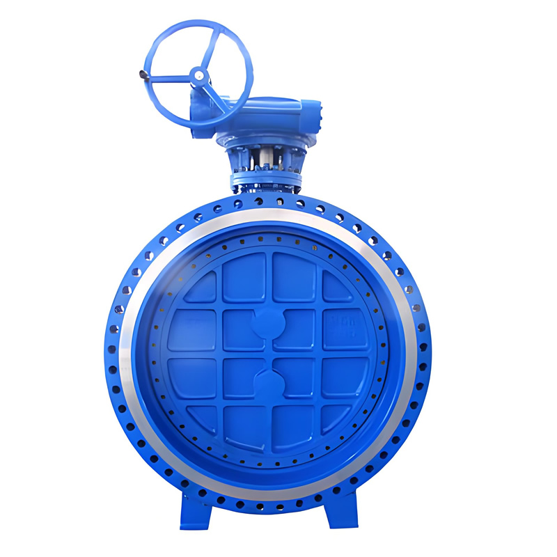Large-Diameter DN1400 CLASS150 WCB SS Triple Eccentric Metal-Sealed Hard Seal Butterfly Valve