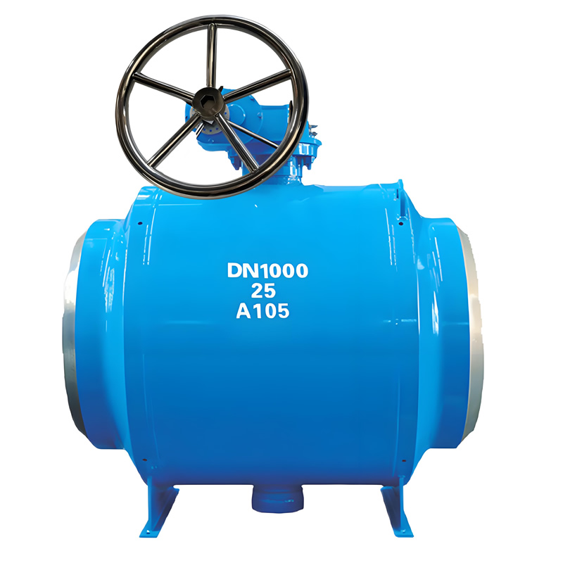 Class150 DN300-DN1000 Large Diameter WCB Carbon Steel Full Welded Trunnion-Mounted Ball Valve