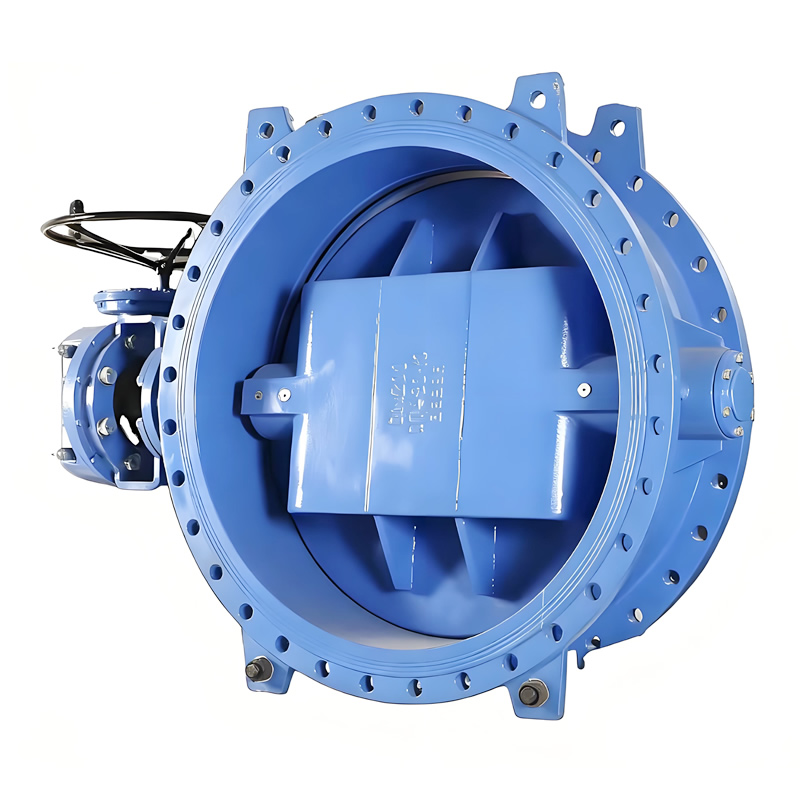 DN50-DN3000 Manual Double Eccentric Butterfly Valve PTFE Seal Metal Hard Seal Low Double Offset Butterfly Valve